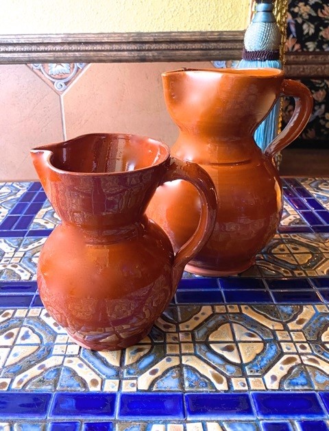 Spanish Ceramic Sangria Pitchers ~ 2 liters (8 gls) New