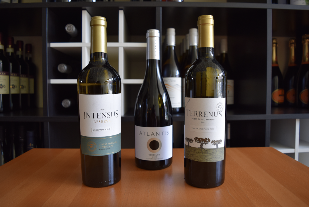 Portugese White Trio - Intensus White Blend, Terrenus Vinho Branco, Atlantis Verdelho