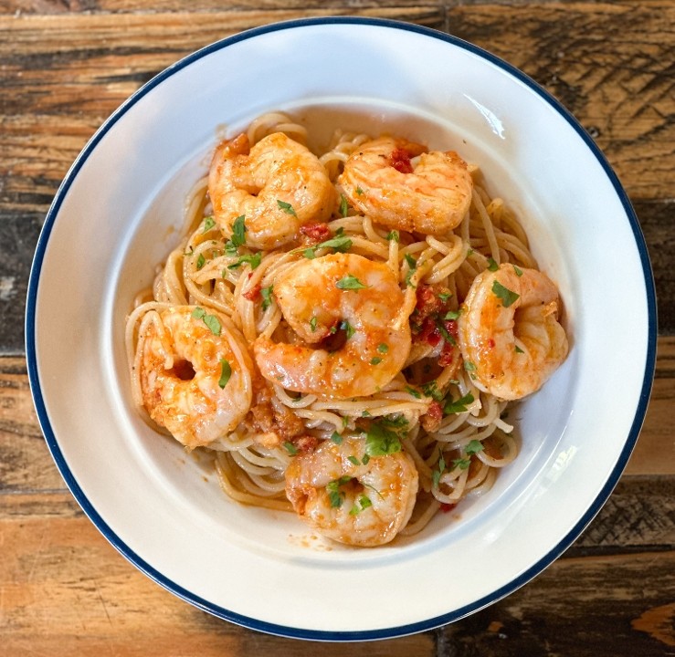 Calabrian Shrimp Spaghetti