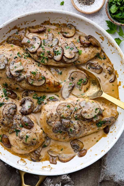 Pollo / Vitello Marsala