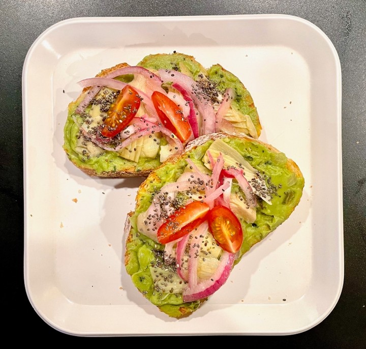 Artichoke Avocado Toast