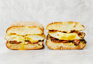 Bacon, Egg & Cheese Sandwich