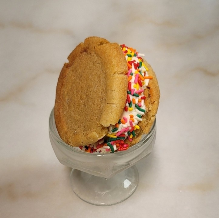 Single Ice Cream Cookie Sandwich