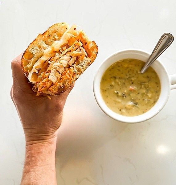 Kimchi Turkey Reuben Combo