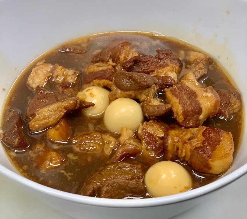 Lao Sweet Pork Stew with Eggs (Thoum Khem)