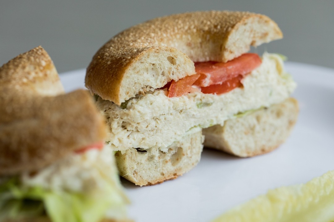 White Fish Salad Sandwich