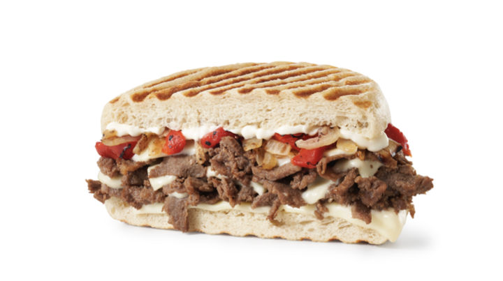 CHEESE STEAK PANINI