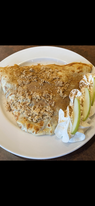 Apple-Cinnamon & Brown Sugar Crepe