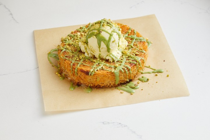 Kanafeh with Pistachio Ice Cream