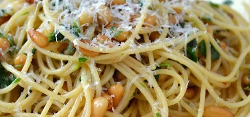 Spaghetti with Garlic& Oil