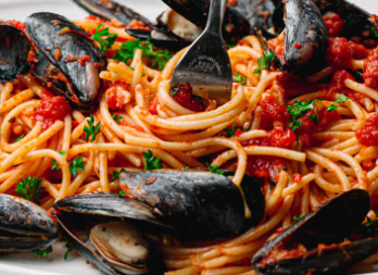 Spaghetti and Mussels