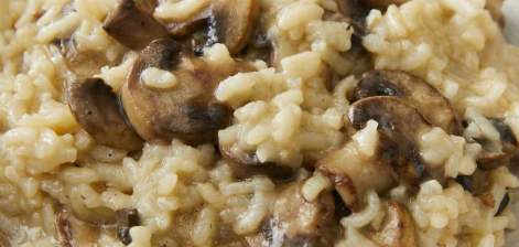 Mushroom and Shrimp Risotto