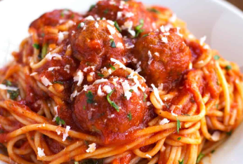 Spaghetti with Meatball