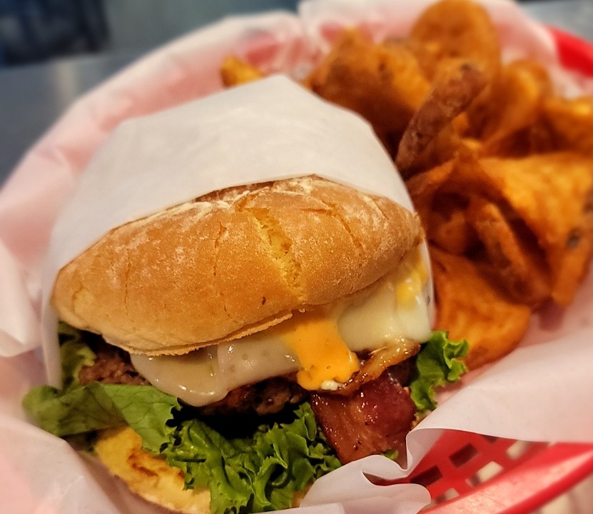 Blue Cheese Bacon Burger