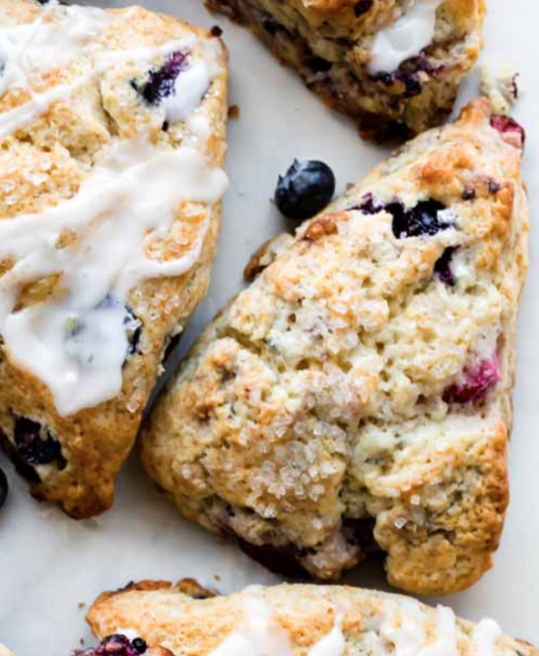 Lemon Blueberry Scones