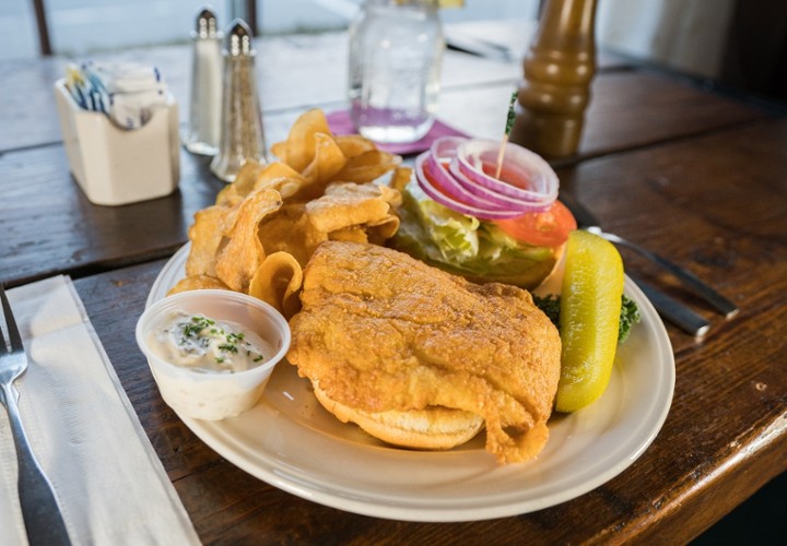 Fried Haddock Sandwich