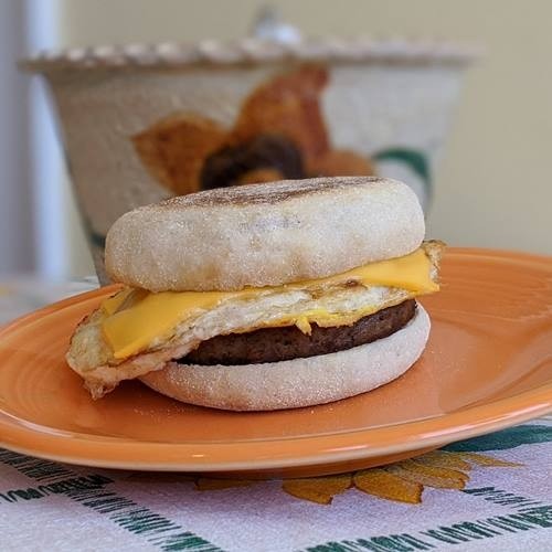 Breakfast Sandwich On English Muffin