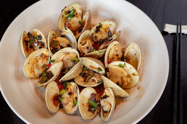 Clams in Black Bean Sauce (G)