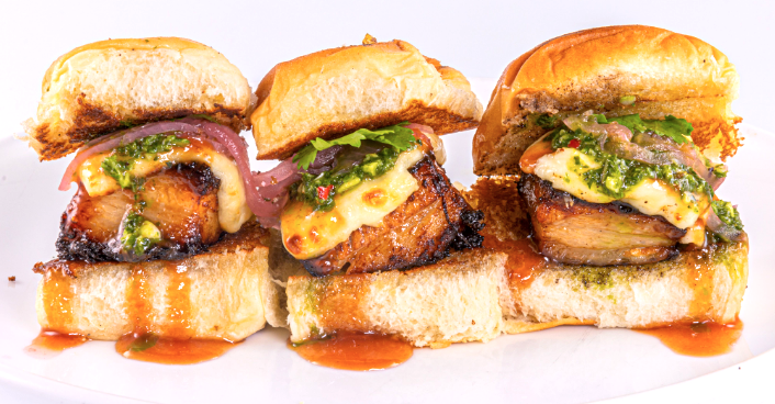 Crispy Pork Belly Sliders