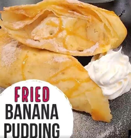 Fried Banana Pudding
