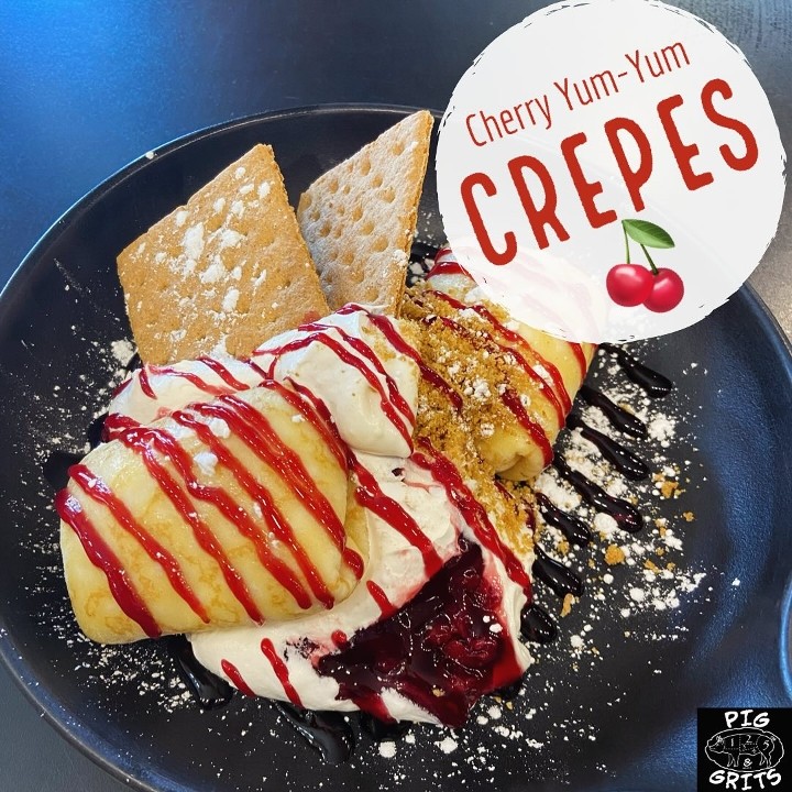 Cherry Yum-Yum Crepes