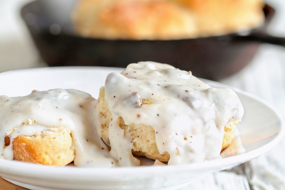 Two Biscuits & Gravy