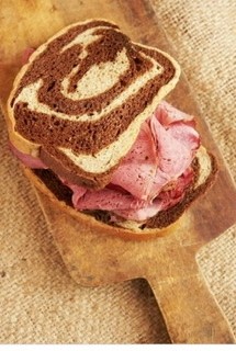 Swirled Rye Sandwich