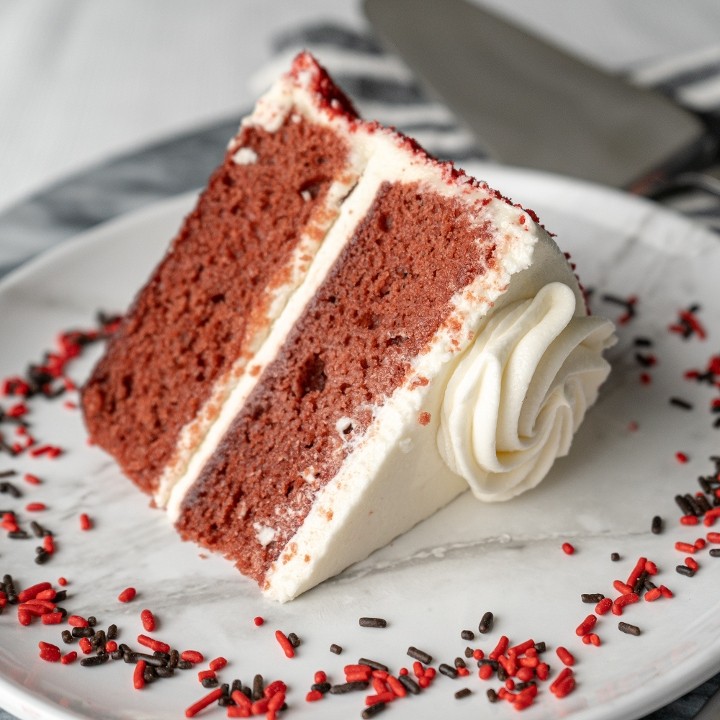 Red Velvet Cake Slice