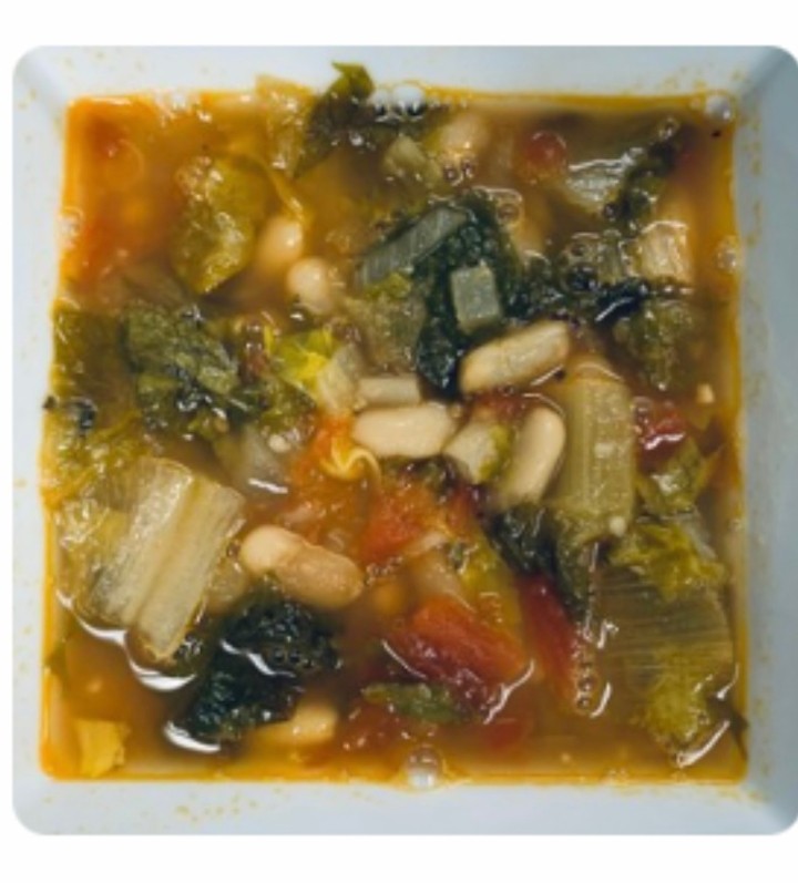 "Escarole & White Bean Soup - L