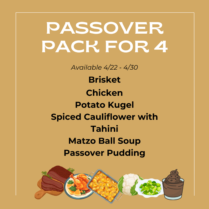 Passover Meal for 4 (4/22-4/28 Only)