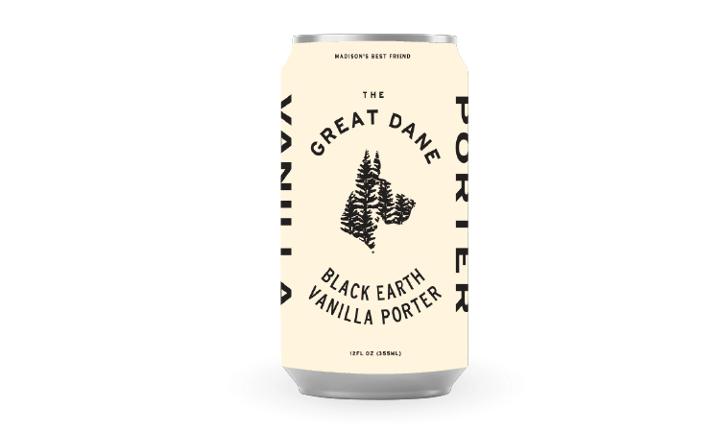 1 Can Black Earth Vanilla Porter