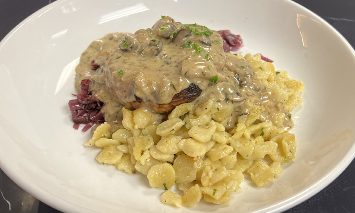 Beer & Mustard Glazed Pork Chop