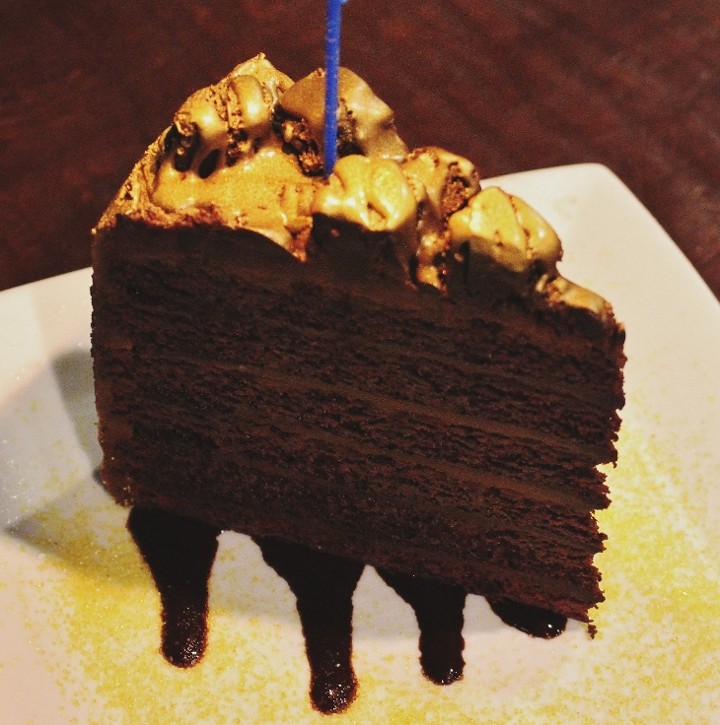 Black Gold Chocolate Chunk Cake