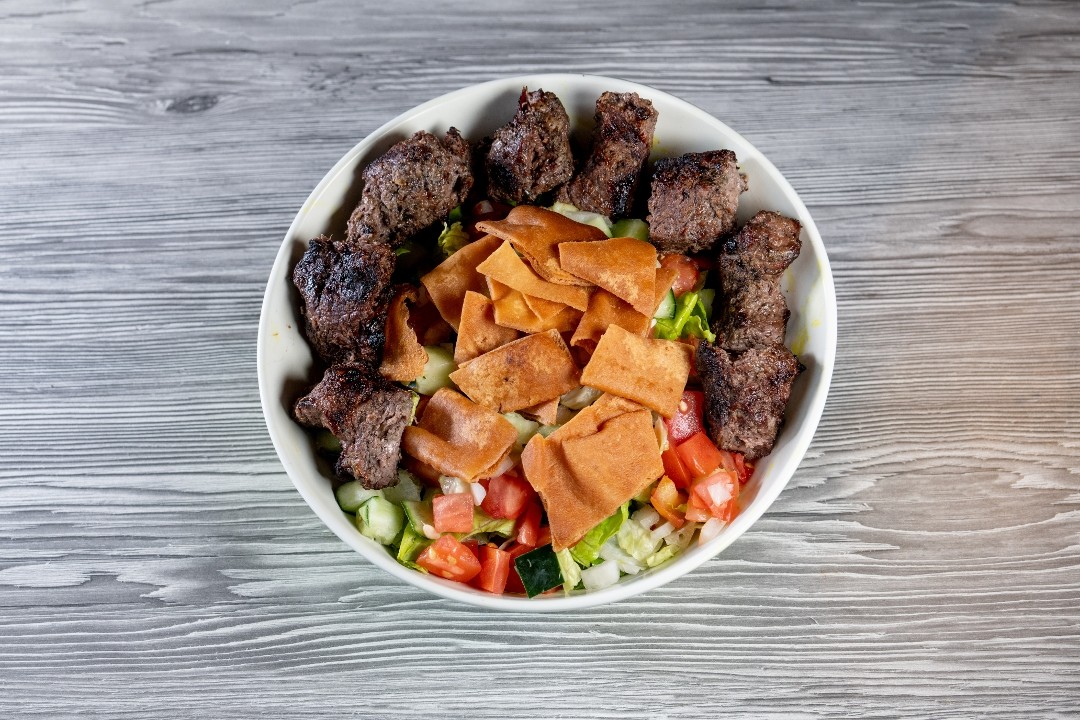 Beef Kabob Salad