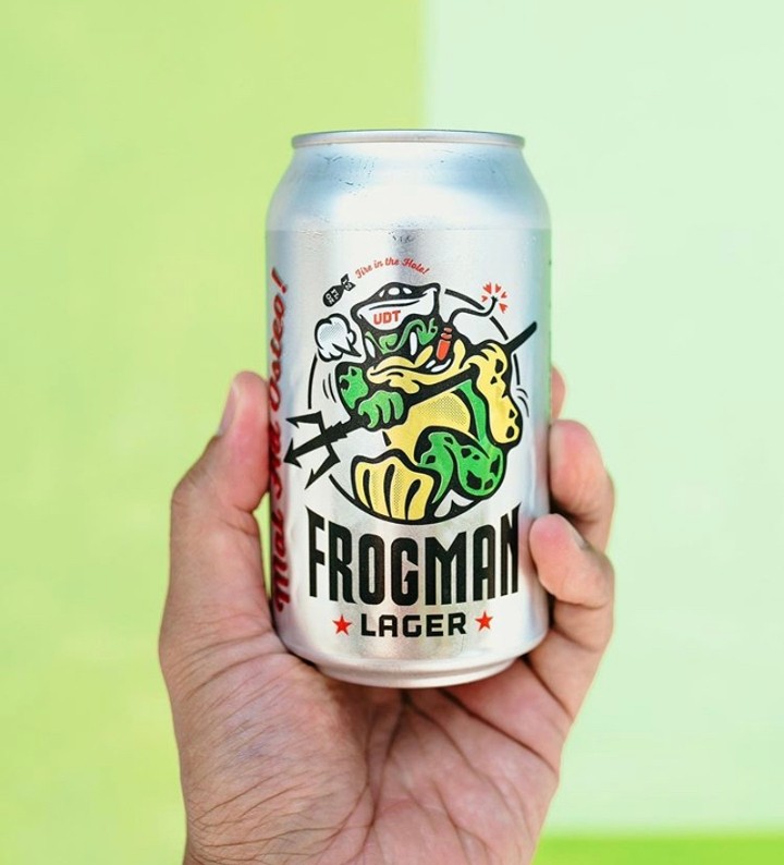 Frogman Lager (Beer and Growler)