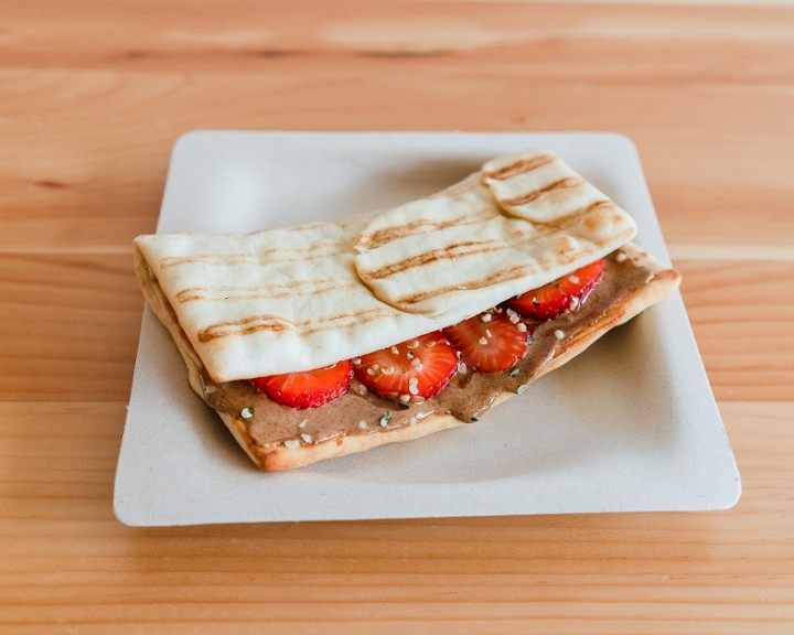 Almond Berry Flatbread Sandwich