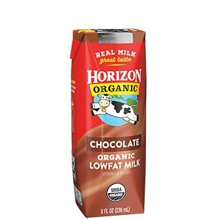 Organic Chocolate Low-fat Milk (8 oz)