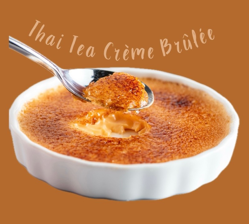 Thai Tea Creme Brulee