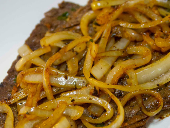 Beef Steak with Onions