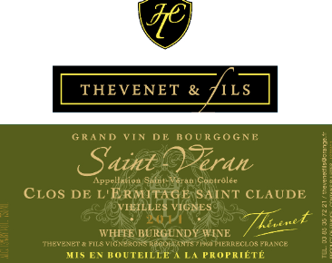 RTL Thevenet Saint-Veran 'Clos de L'Ermitage Saint Claude' VV 2022