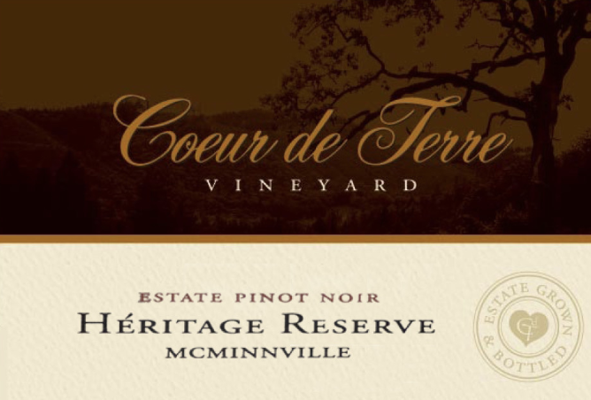RTL Coeur de Terre 'Heritage Reserve' Pinot Noir 2021