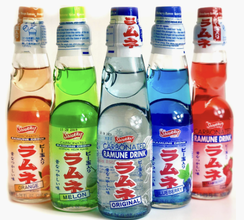 Ramune (ask for flavors)