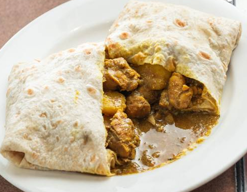 Curry  Chicken Roti