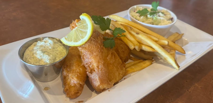 Chris P. Fish and Chips Platter