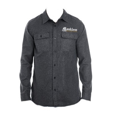 Flannel Shirts - Charcoal - 3XL