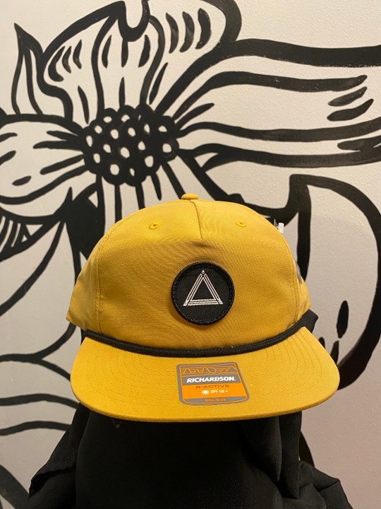 Snapback: Mustard w Triangle Patch