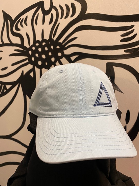 Dad Hat: Baby Blue w Triangle Stitch