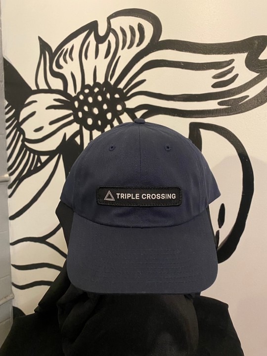 Dad Hat: Navy w Rectangle Patch