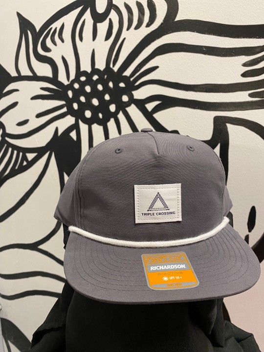 Snapback: Grey w Square Patch