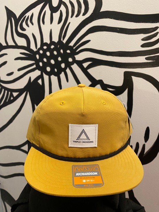 Snapback: Mustard w Square Patch